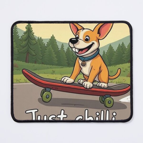 Item preview, Cartoon dog on board  designed and sold by MojoPrint.