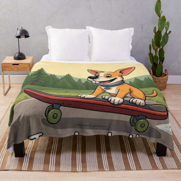 Item preview, Cartoon dog on board designed and sold by MojoPrint.