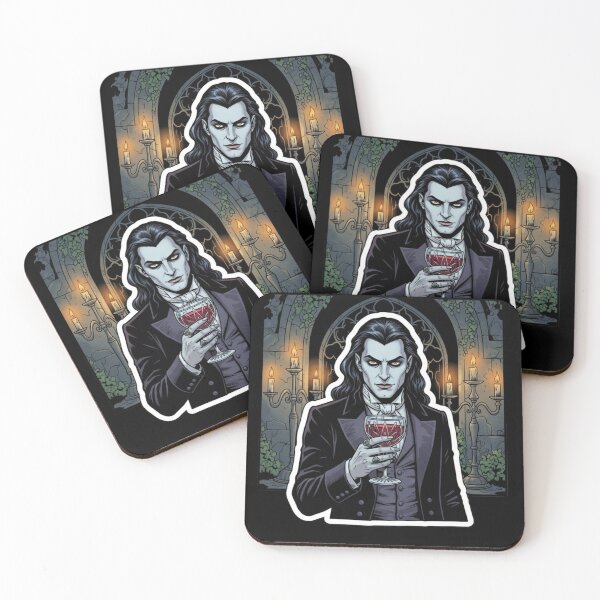 Item preview, Vampire with Blood Drink Artwork designed and sold by PrintBreeze.