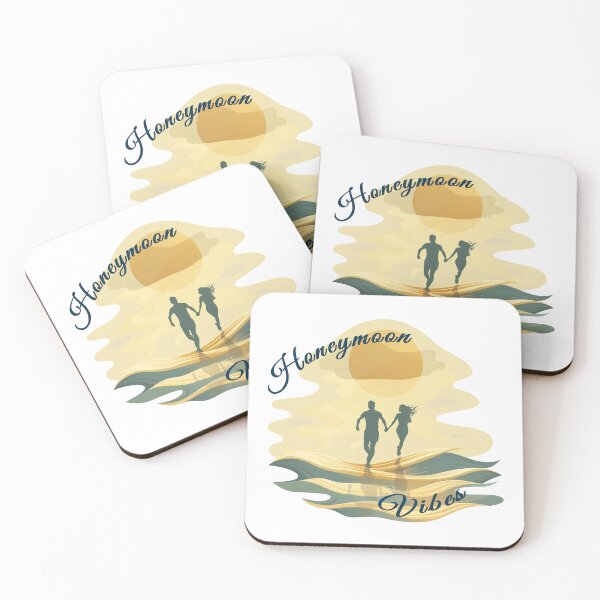 Item preview, Honeymoon Vibes – Romantic Beach Minimalist Art designed and sold by shopsoftbloom.