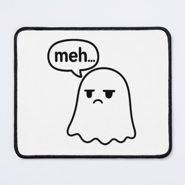 Item preview, The Moody Ghost – Cute Cartoon Spooky Design designed and sold by Pawtastic Vibes.