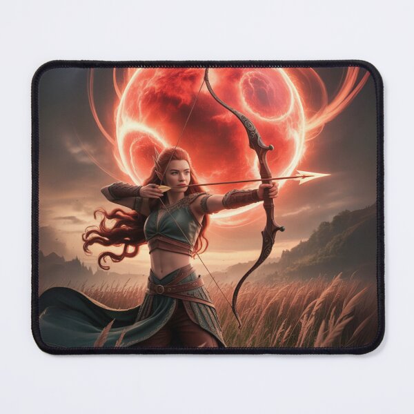 Item preview, Elf Archer – Hunter of the Red Moon designed and sold by FusiTink.
