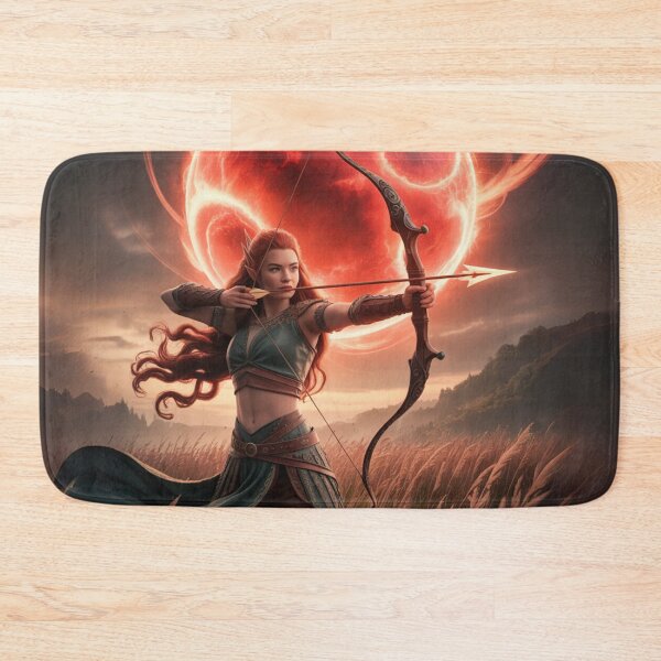 Item preview, Elf Archer – Hunter of the Red Moon designed and sold by FusiTink.