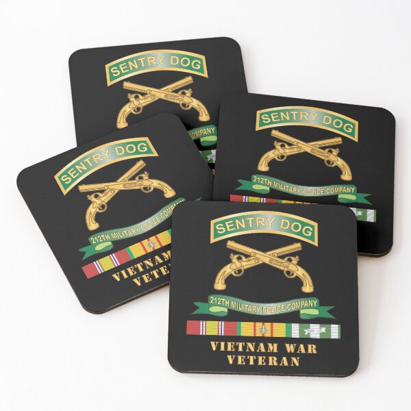 Item preview, Army - Sentry Dog - 212th Military Police Company w Br - Ribbon Vietnam War Veteran w VN SVC X 300 designed and sold by Military Insignia Products.