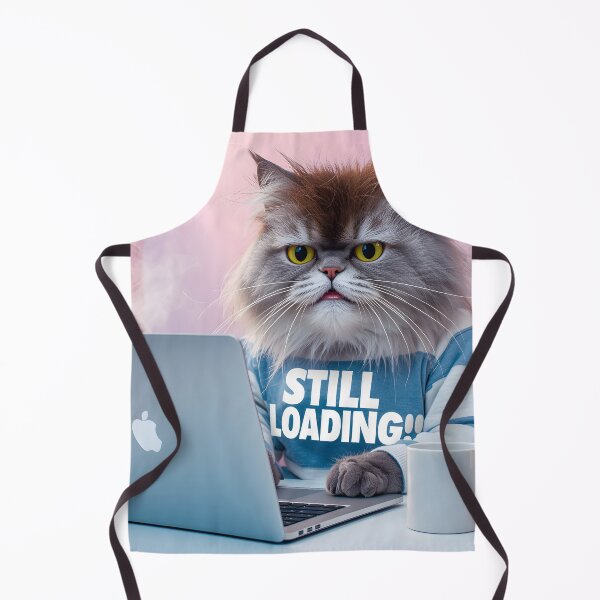 Item preview, Work From Home Cat T-Shirt | Funny "Still Loading…" Meme Tee designed and sold by Nuvra Clothing.