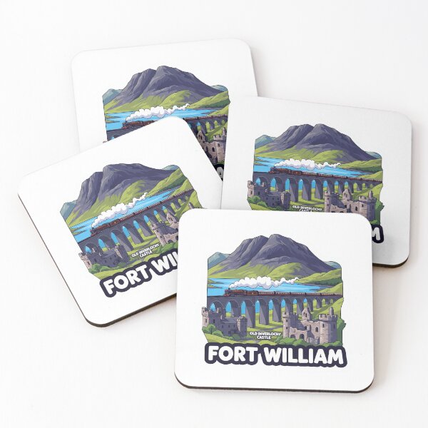 Item preview, Fort William Gift - Illustrated Scottish Highlands designed and sold by Patterned by Pixels.