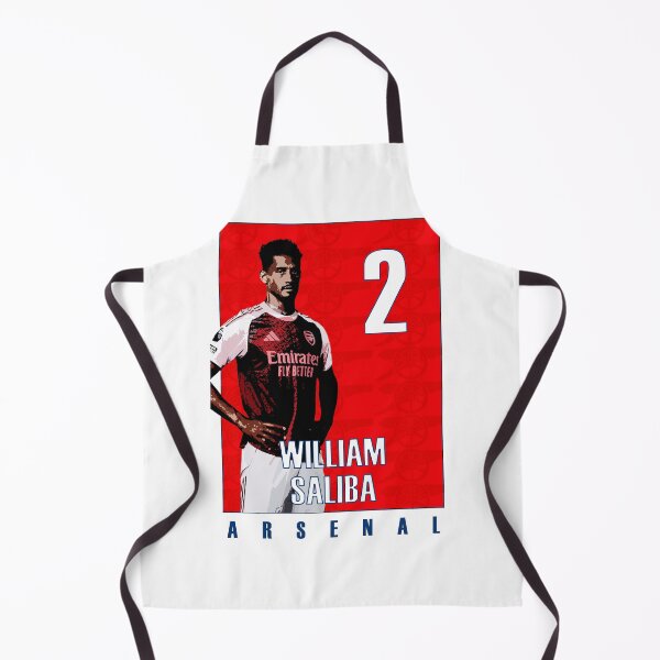 Item preview, William Saliba - 2 - Arsenal designed and sold by Charlotte Hawkins.