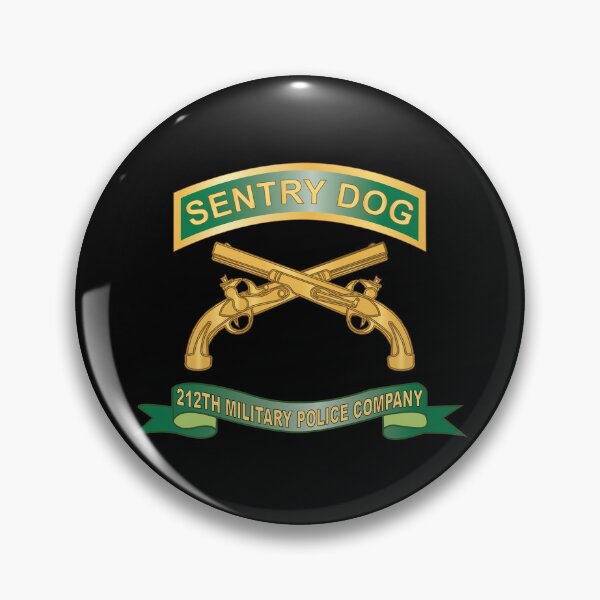 Item preview, Army - Sentry Dog - 212th Military Police Company w Br - Ribbon X 300 designed and sold by Military Insignia Products.
