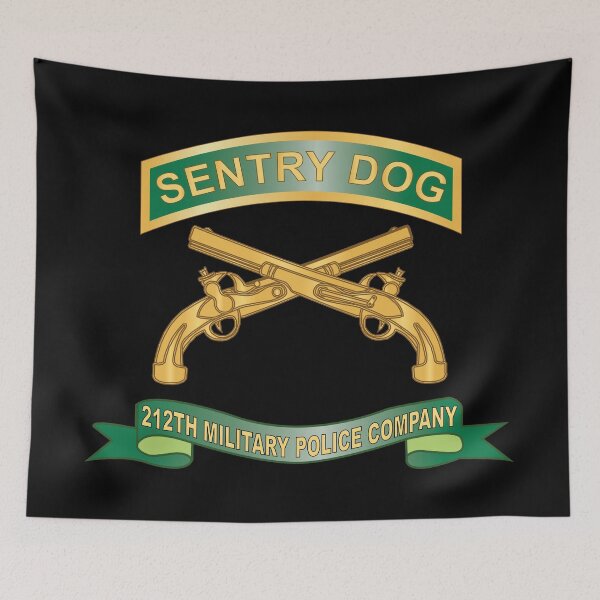 Item preview, Army - Sentry Dog - 212th Military Police Company w Br - Ribbon X 300 designed and sold by Military Insignia Products.
