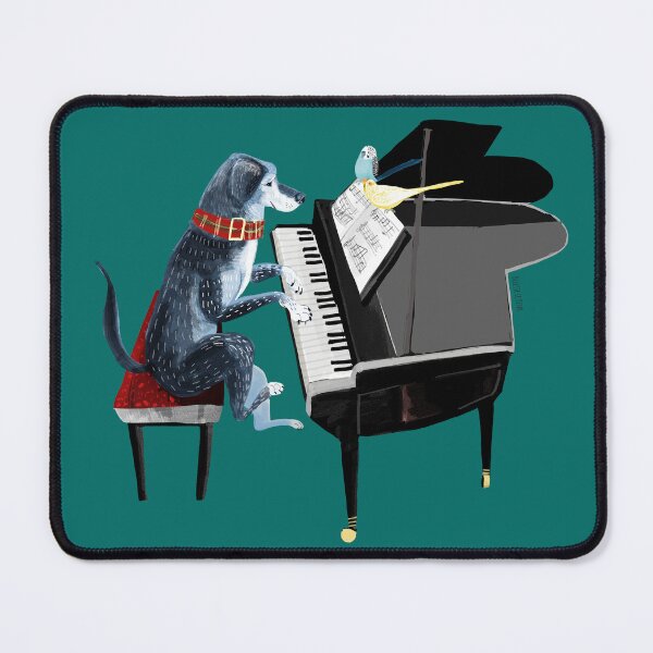 Item preview, Piano lesson with Angel in teal designed and sold by belettelepink.