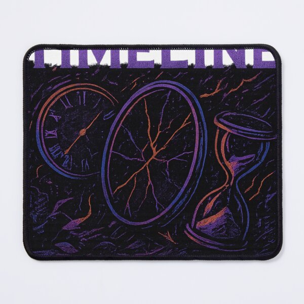 Item preview, Darkest Timeline | Gothic Clock & Hourglass Design designed and sold by Doodle Emporium.