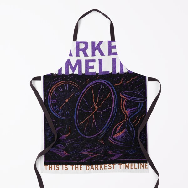 Item preview, Darkest Timeline | Gothic Clock & Hourglass Design designed and sold by Doodle Emporium.