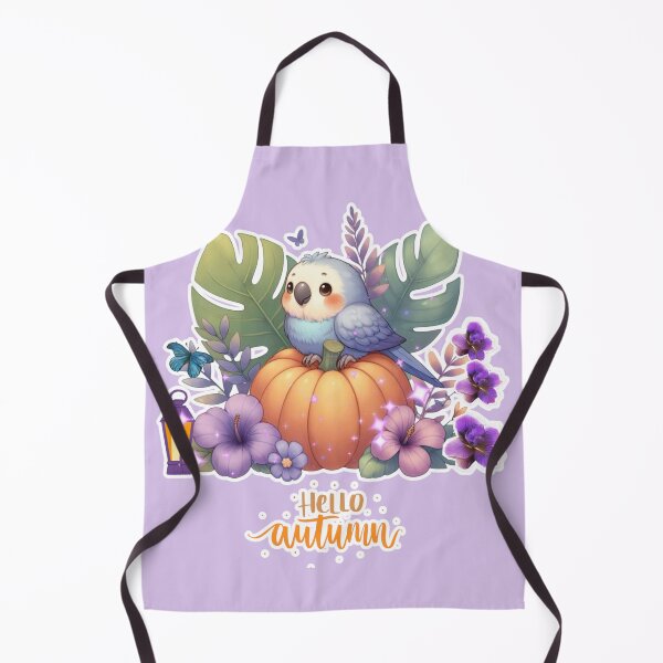 Item preview, Autumn Pumpkin Parrot – Cute Tropical Fall Bird Illustration designed and sold by Sugar Wisdom .
