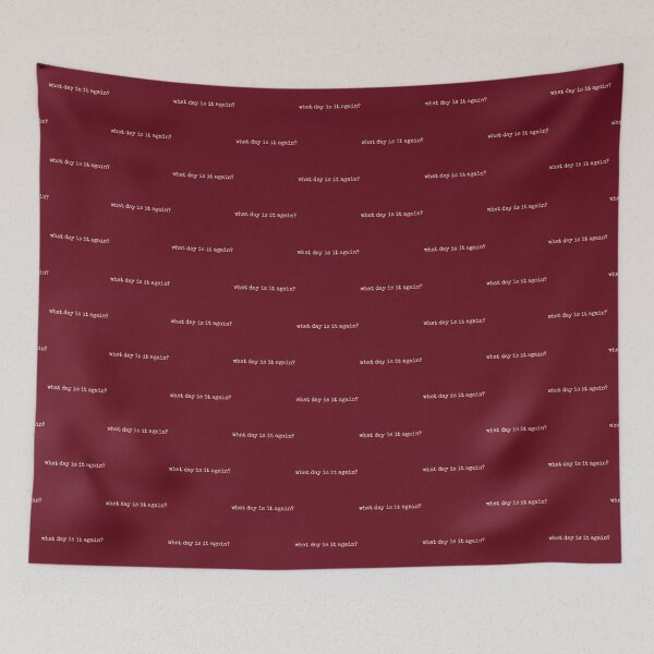 Item preview, What Day Is It Again? designed and sold by DemureArtsy.