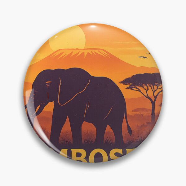 Item preview, Amboseli Land of Giants | African Safari Sunset Design designed and sold by Doodle Emporium.