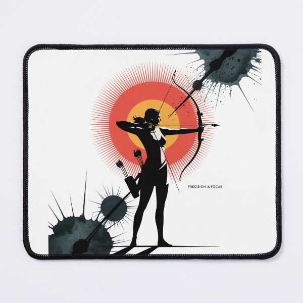 Item preview, Black and White Archer – Graphic Precision designed and sold by FusiTink.