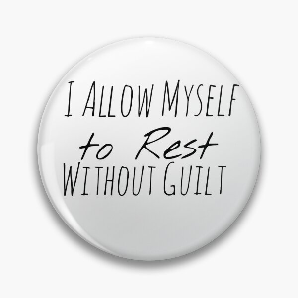 Item preview, I Allow Myself to Rest Without Guilt – Rest Affirmation designed and sold by Camila  Ardila.