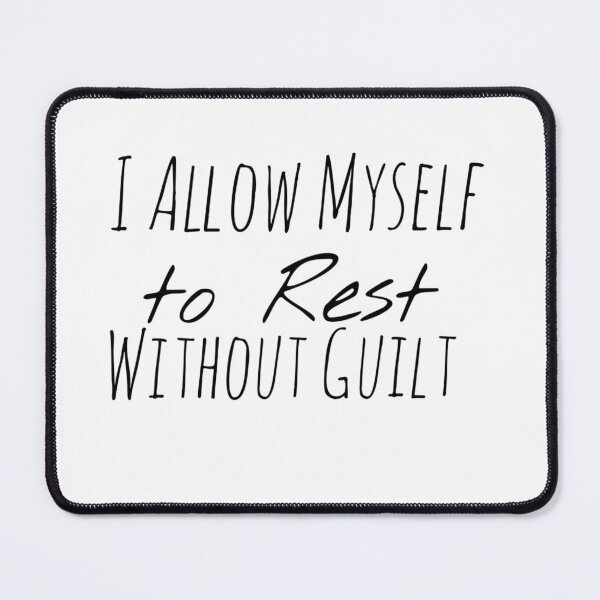 Item preview, I Allow Myself to Rest Without Guilt – Rest Affirmation designed and sold by Camila  Ardila.