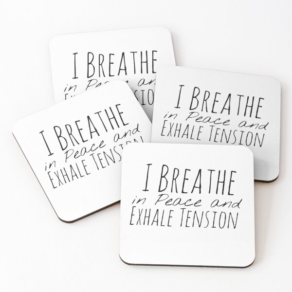 Item preview, I Breathe in Peace and Exhale Tension – Calming Affirmation designed and sold by Camila  Ardila.