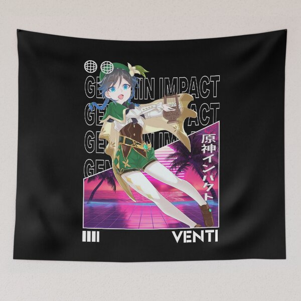 Item preview, Venti - Genshin Impact designed and sold by fractusbarnsley.