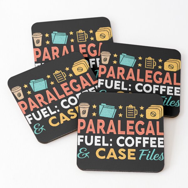Item preview, Paralegal Fuel – Funny Coffee & Case Files Quote Design designed and sold by VividOrganica.