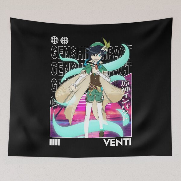 Item preview, Venti - Genshin Impact designed and sold by fractusbarnsley.
