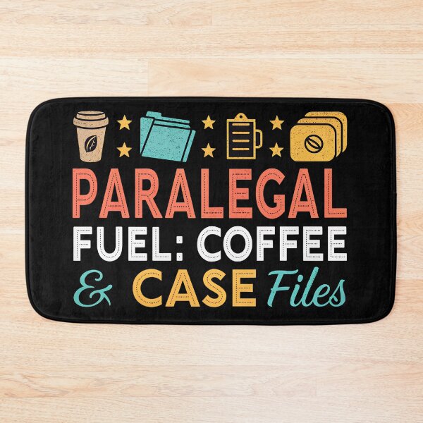 Item preview, Paralegal Fuel – Funny Coffee & Case Files Quote Design designed and sold by VividOrganica.