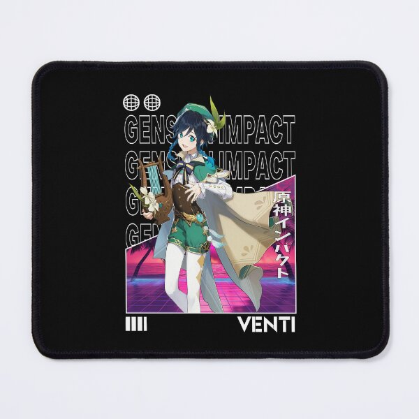 Aperçu de l'œuvre Venti - Genshin Impact créée et vendue par fractusbarnsley.