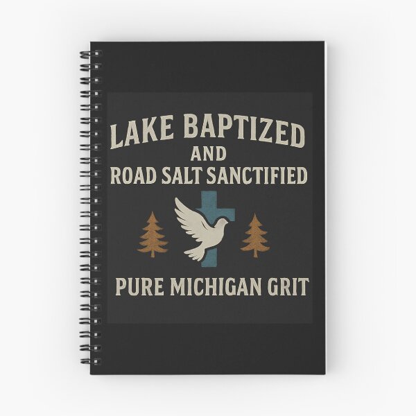 Item preview, Lake Baptized & Road Salt Sanctified/Pure Michigan Grit designed and sold by RusticRevivalCo.