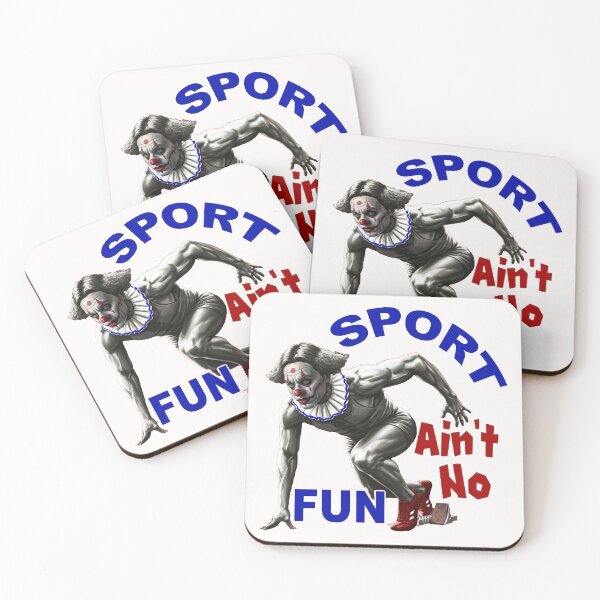 Item preview, Sport Aint No Fun; designed and sold by StickerApe.