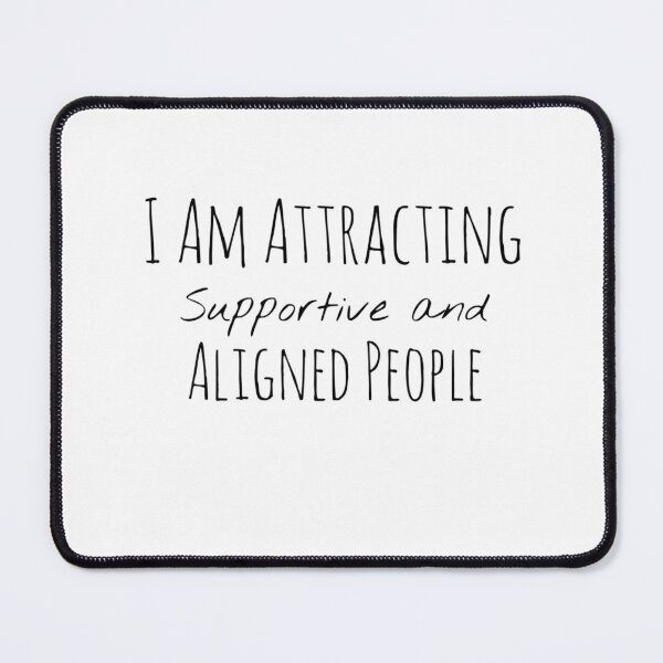 Item preview, I Am Attracting Supportive and Aligned People – Connection Affirmation designed and sold by Camila Ardila.
