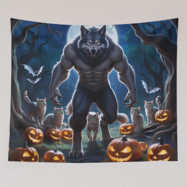 Item preview, Halloween Werewolf Anime designed and sold by Graphitti Squad.