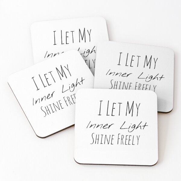 Item preview, I Let My Inner Light Shine Freely – Expression Affirmation designed and sold by Camila  Ardila.