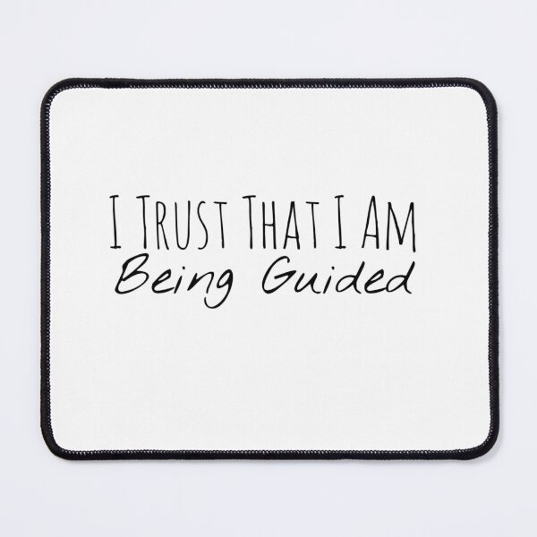 Item preview, I Trust That I Am Being Guided – Spiritual Support Affirmation designed and sold by Camila Ardila.