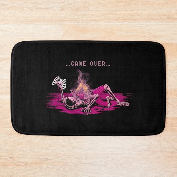 Item preview, Game Over : Neon Zombie Skeleton Gamer T-Shirt designed and sold by MRXSHOOP.