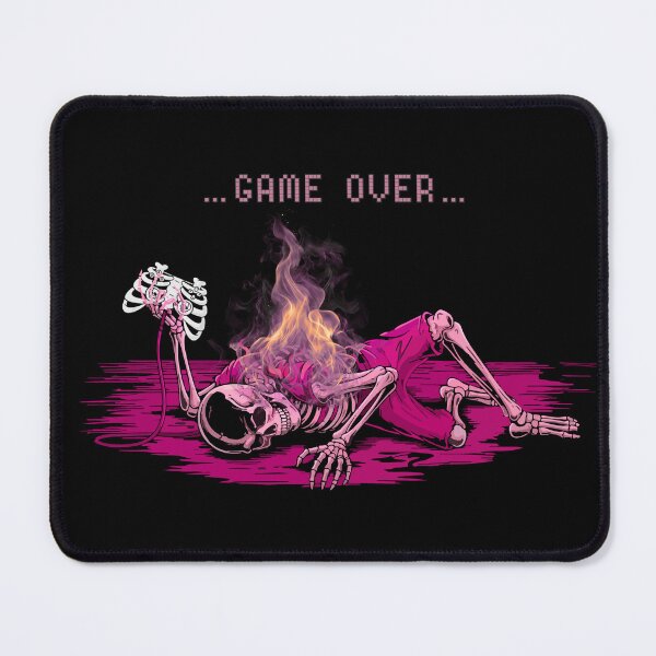 Item preview, Game Over : Neon Zombie Skeleton Gamer T-Shirt designed and sold by MRXSHOOP.