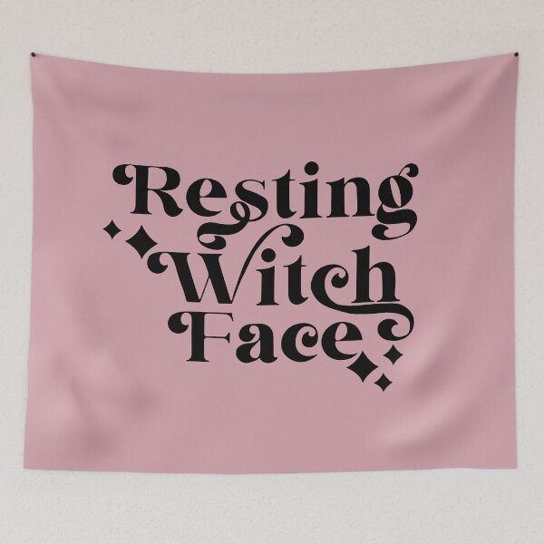 Item preview, Resting Witch Face designed and sold by witchlingart.