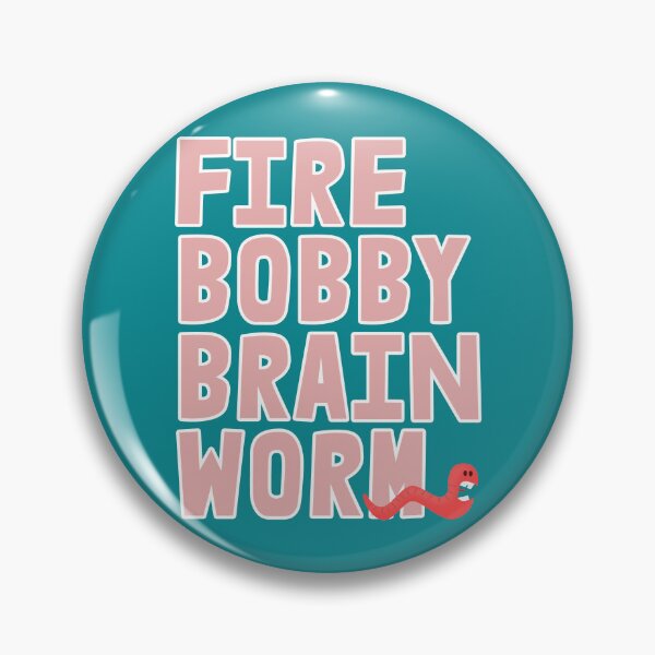 Item preview, Fire Bobby Brain Worm - Scaredy worm edition designed and sold by Thelittlelord.