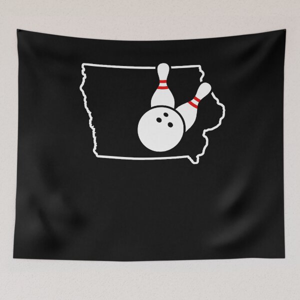 Item preview, Bowling T Shirt Iowa Bowling Ball Pins Shirt designed and sold by shoppzee.