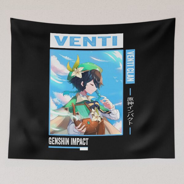 Item preview, Venti - Genshin Impact designed and sold by Anni-tett.