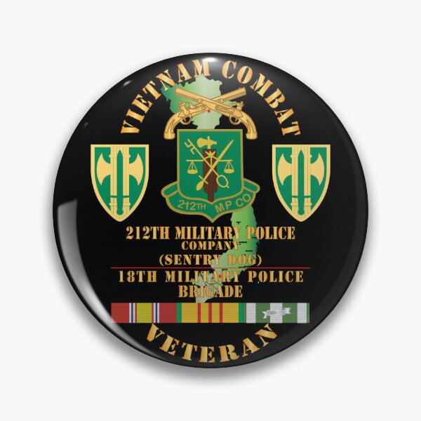 Item preview, Army - Vietnam Combat Veteran w 212th Military Police Company - 18th MP Bde SSI - VN SVC X 300 designed and sold by Military Insignia Products.