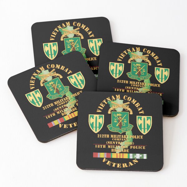 Item preview, Army - Vietnam Combat Veteran w 212th Military Police Company - 18th MP Bde SSI - VN SVC X 300 designed and sold by Military Insignia Products.