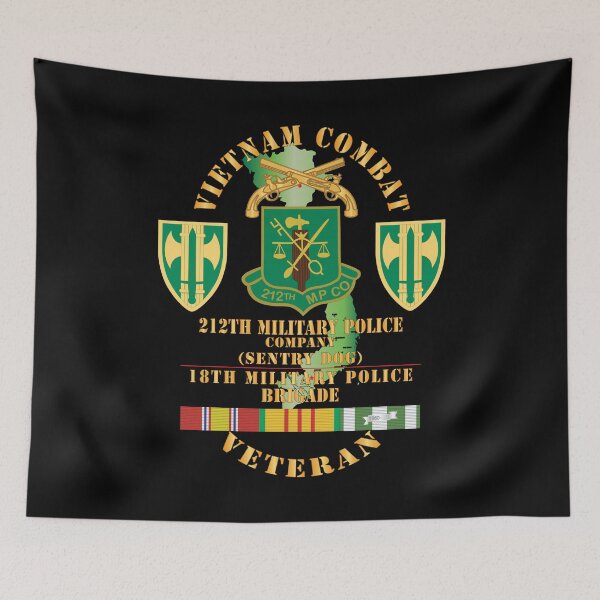 Item preview, Army - Vietnam Combat Veteran w 212th Military Police Company - 18th MP Bde SSI - VN SVC X 300 designed and sold by Military Insignia Products.