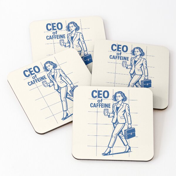 Item preview, T-Shirt - CEO of caffeine designed and sold by Made-by-Gus.