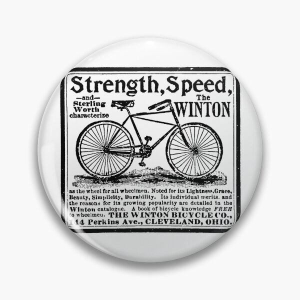 Item preview, Vintage Bicycle Advertisement; designed and sold by StickerApe.