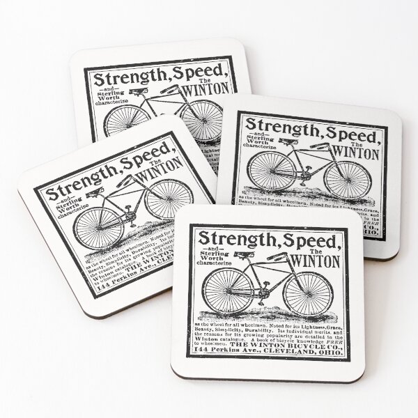 Item preview, Vintage Bicycle Advertisement; designed and sold by StickerApe.