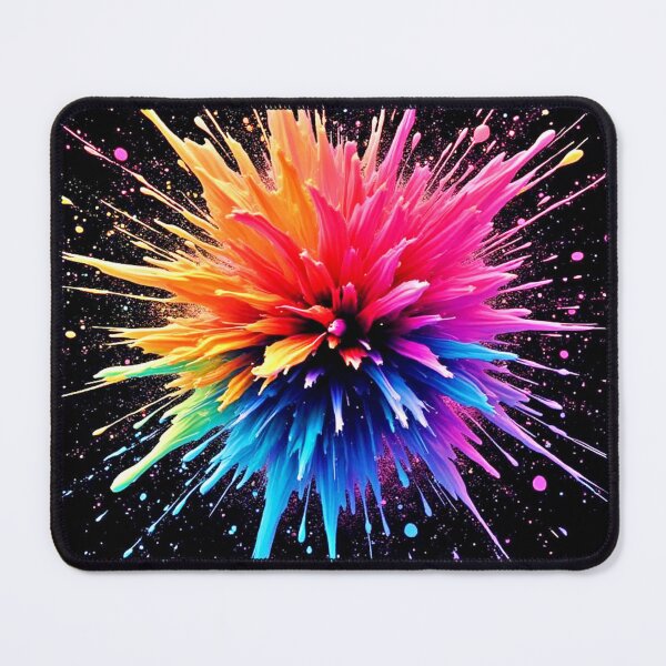 Item preview, Vibrant Color Explosion Design designed and sold by Health And Fitness Posts e-Store.
