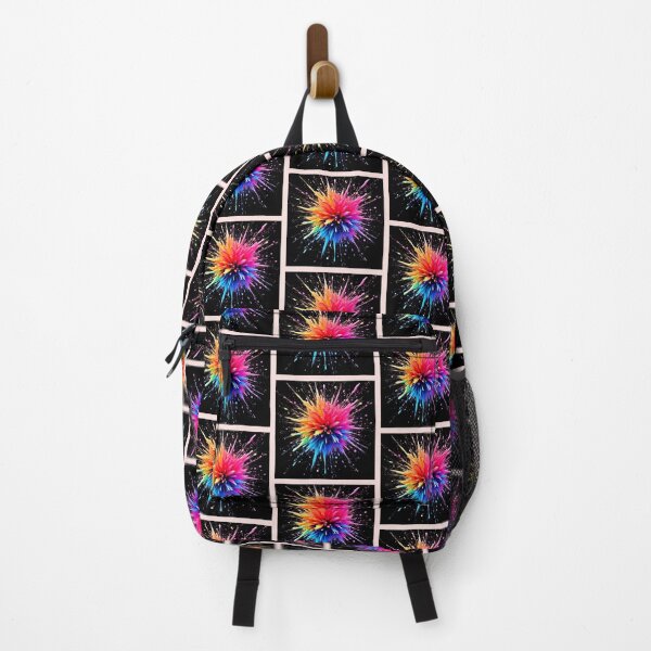 Item preview, Vibrant Color Explosion Design designed and sold by Health And Fitness Posts e-Store.