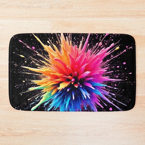 Item preview, Vibrant Color Explosion Design designed and sold by Health And Fitness Posts e-Store.