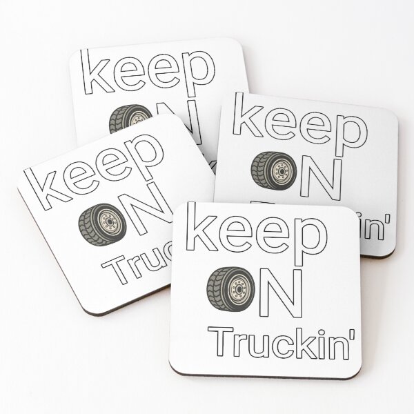 Item preview, Funny Trucker Shirt – Keep On Truckin’ Tire Art designed and sold by SHOP SOUS⭐⭐⭐⭐⭐.